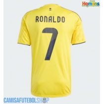 Camisa de time de futebol Al-Nassr Cristiano Ronaldo #7 Replicas 1º Equipamento 2025-26 Manga Curta